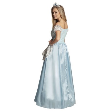 Vestido Princesa Azul Senhora Vestido Princesa Azul Senhora