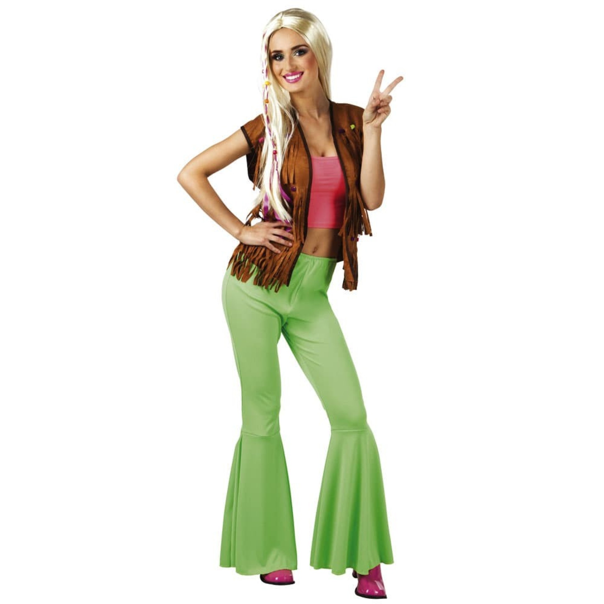 Calças Boca de Sino Verdes