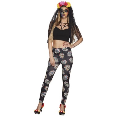 Leggings Dia de Los Muertos Leggings Dia de Los Muertos