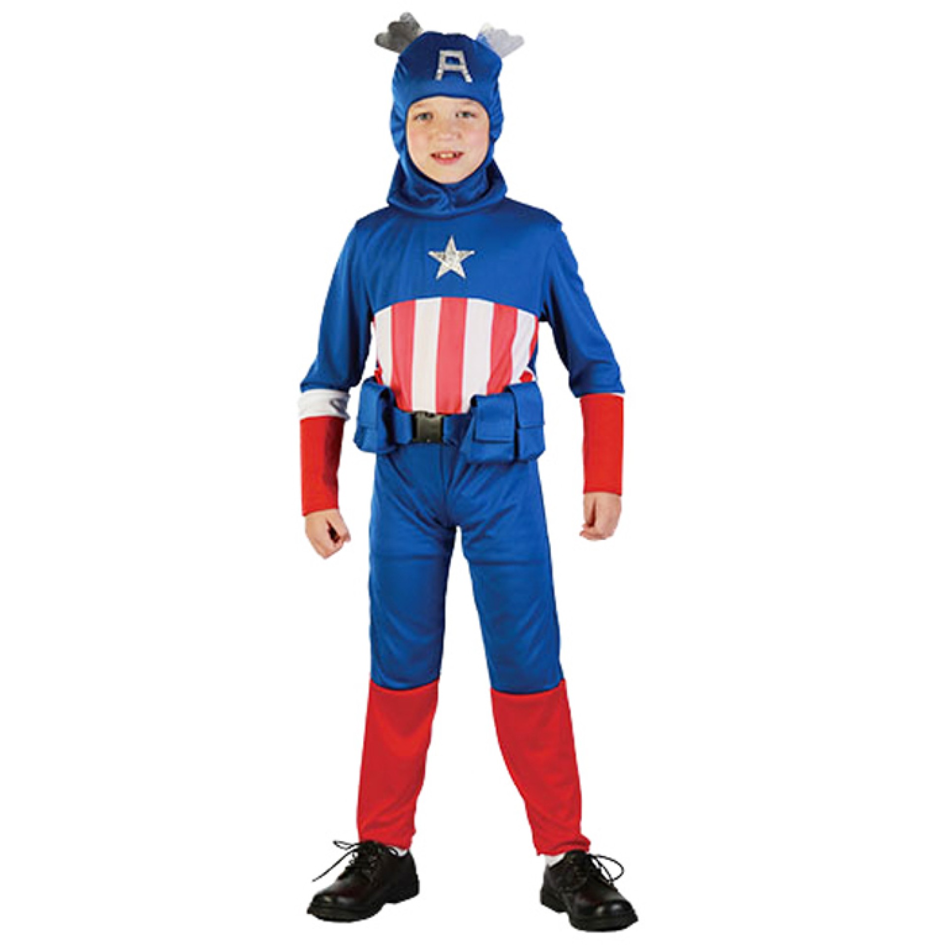 Fato Capitão América Menino