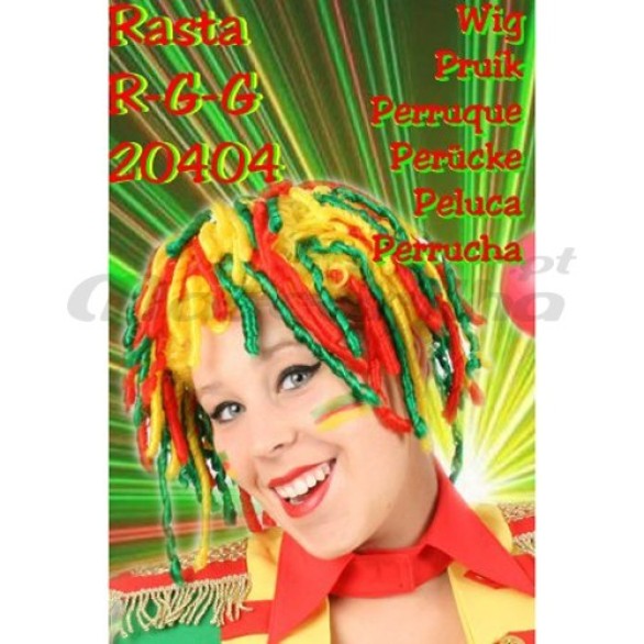 Peruca Rastafari Colorida