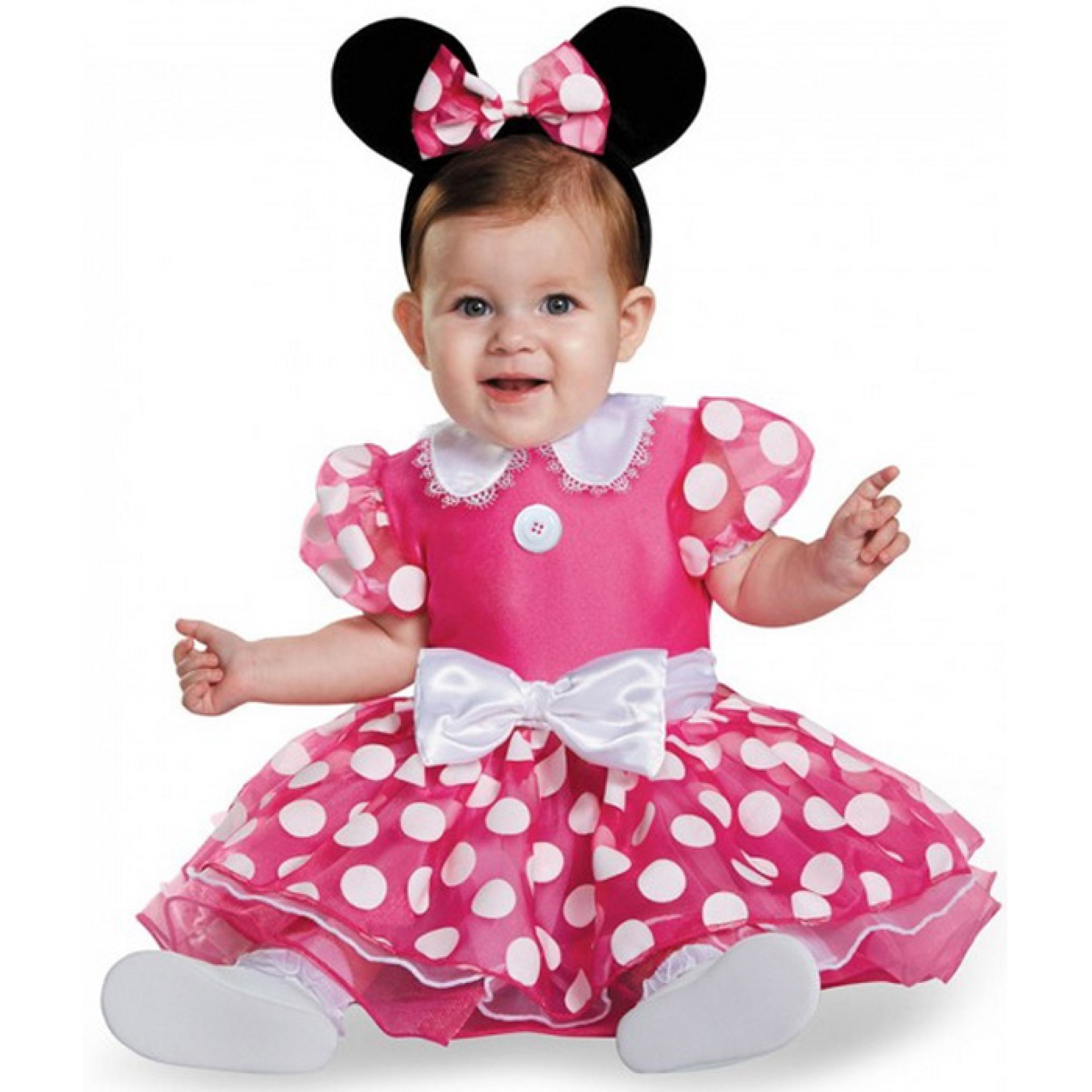 Fato de Ratinha Bolinhas Bebé