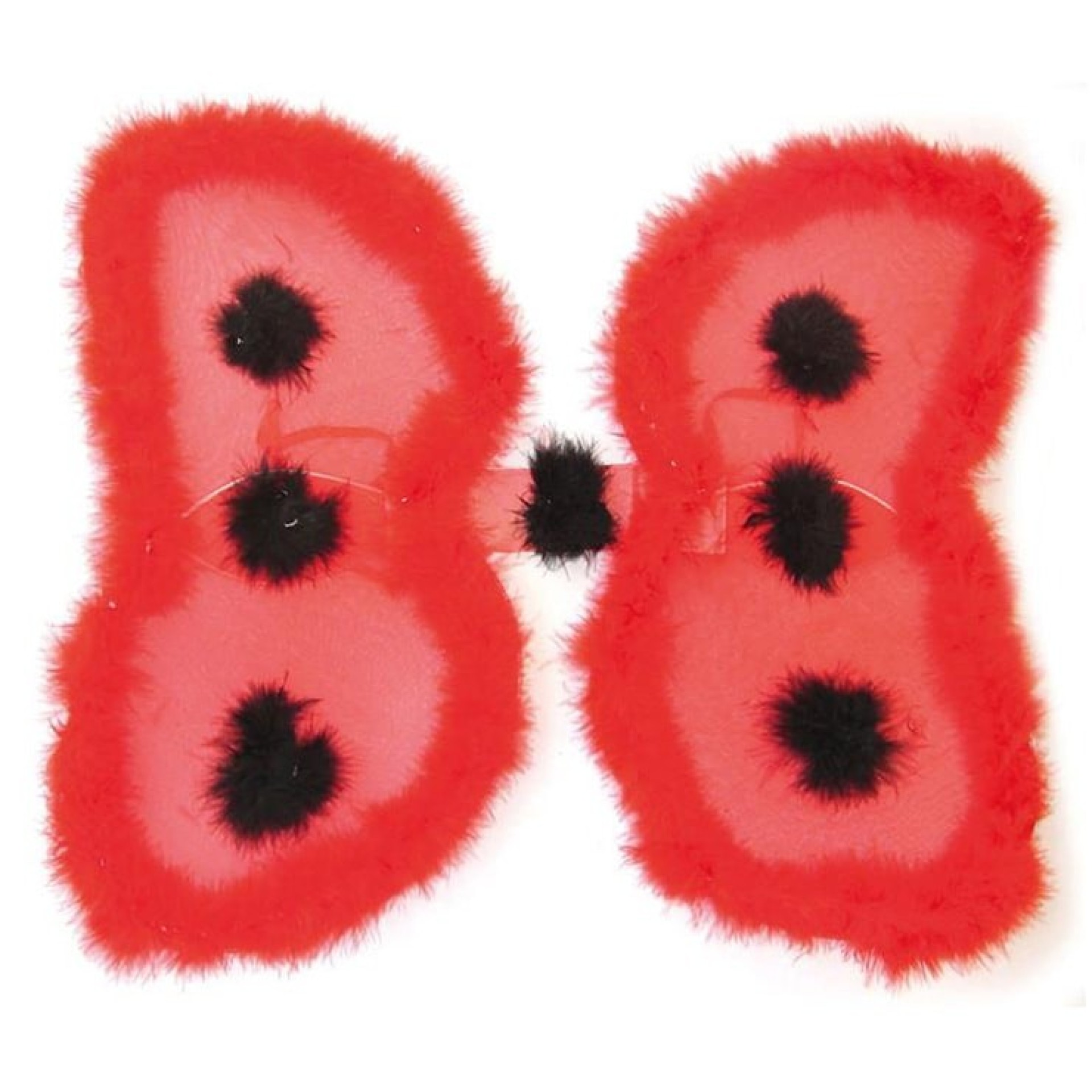 Asas de Joaninha Felpudas