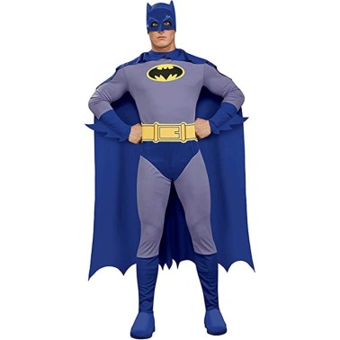 Fato Batman Brave and Bold Adulto Fato Batman Brave and Bold Adulto