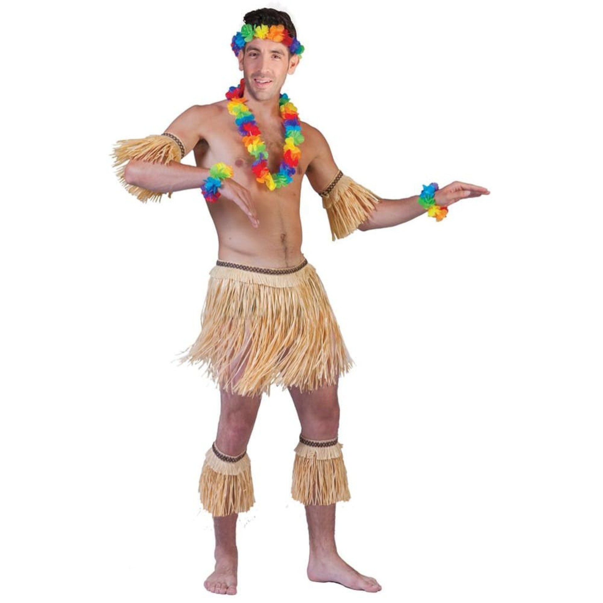 Set Havaiano Completo em Rafia