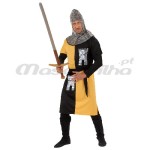 Fato Soldado Medieval 4 cores - Amarelo