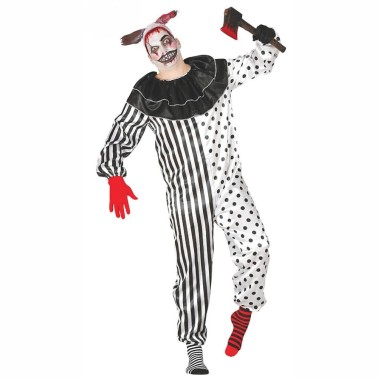 Fato Dark Clown Pierrot
