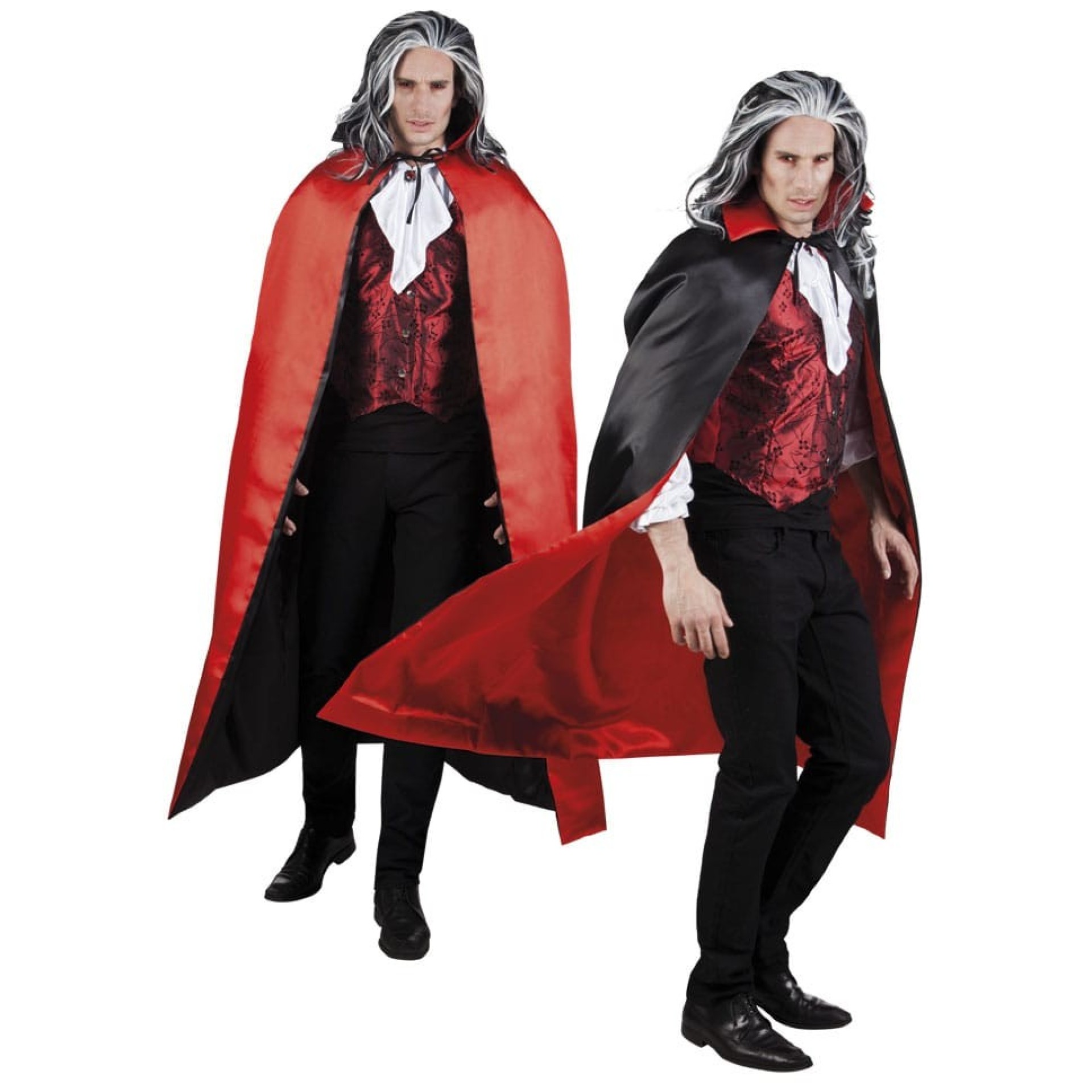 Capa 150cm Preta e Vermelha reversível