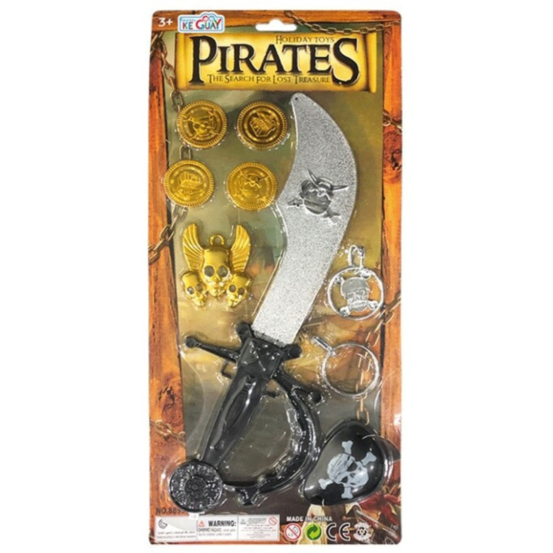 Kit Espada Pala Pirata das Caraíbas