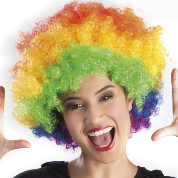 Peruca Afro Colorida