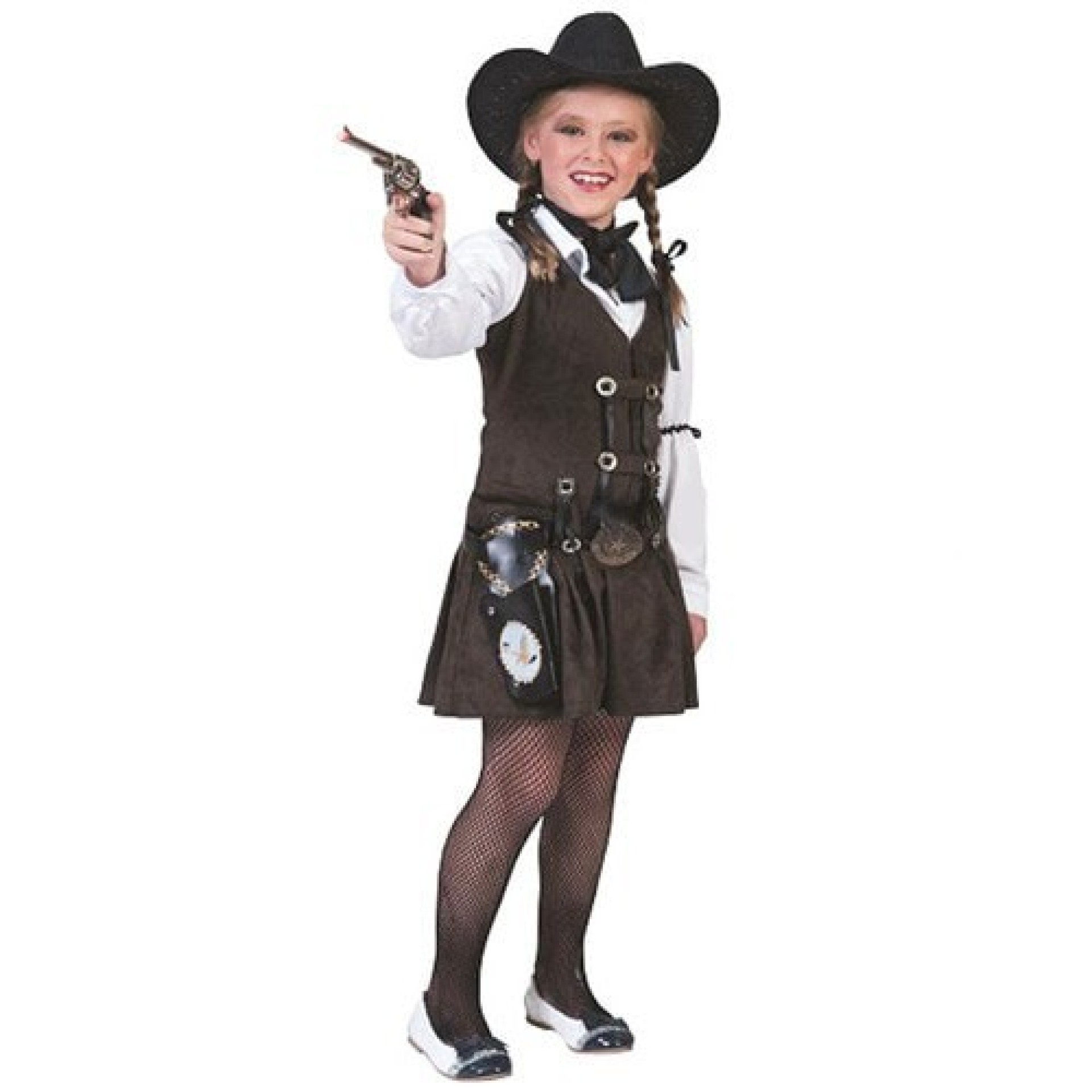 Fato Cowgirl Menina Delux