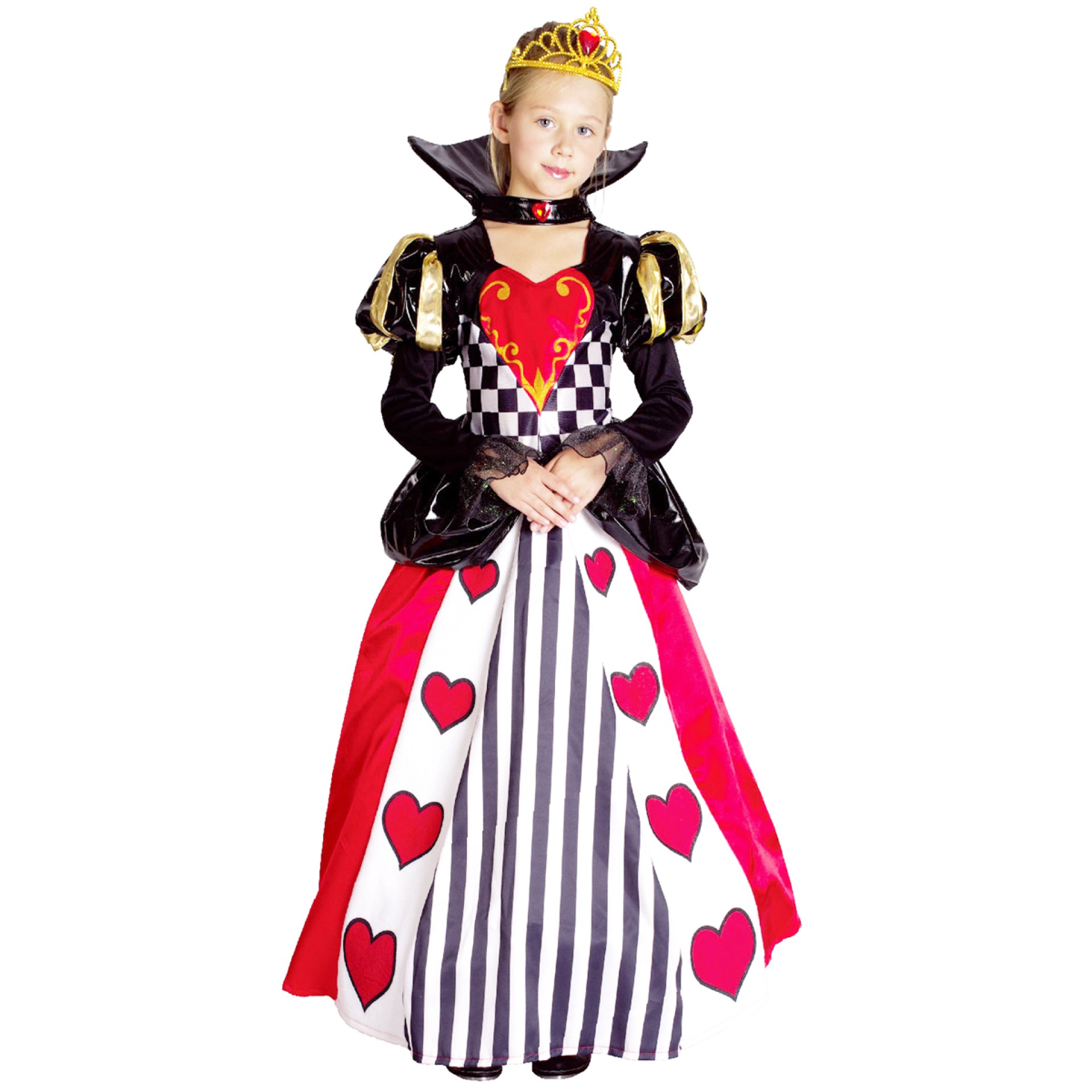 Fato Rainha de Copas Menina delux