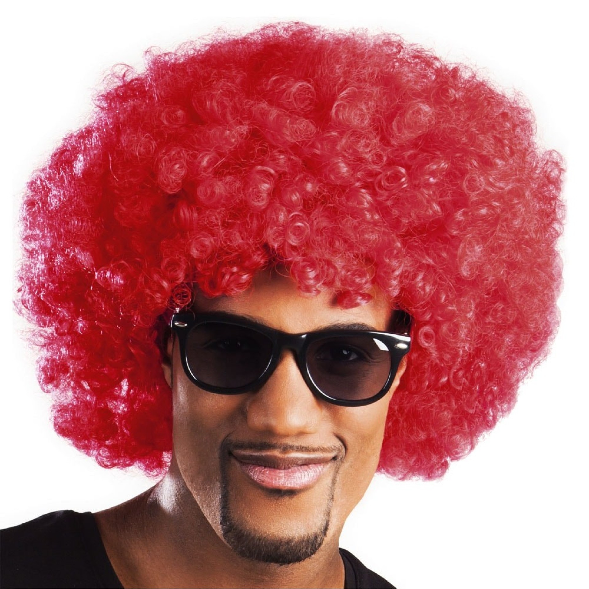 Peruca Afro Vermelha