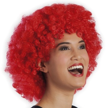 Peruca Afro Vermelha Peruca Afro Vermelha