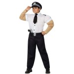 Fato Policia Musculoso Menino
