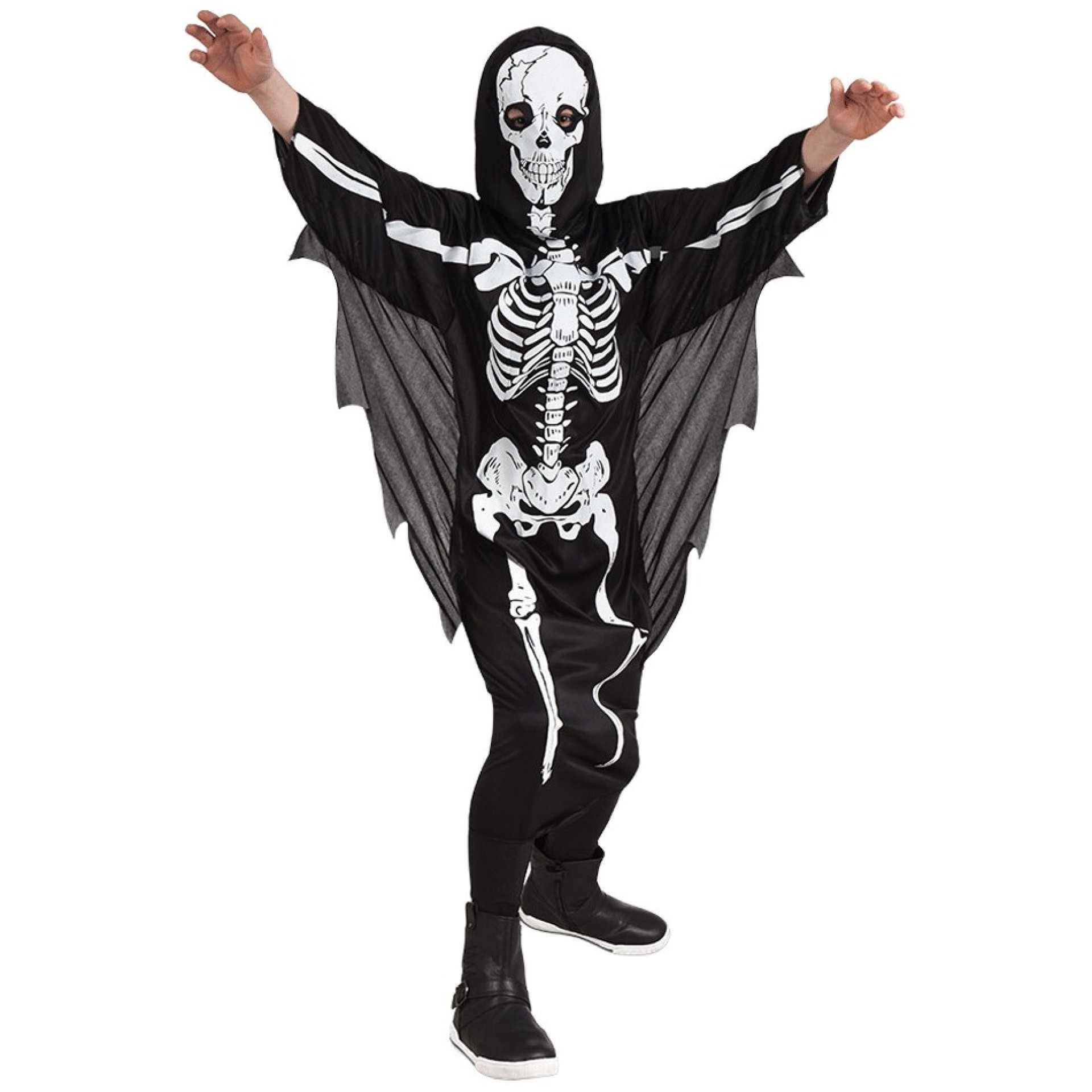 Fato Esqueleto Criança