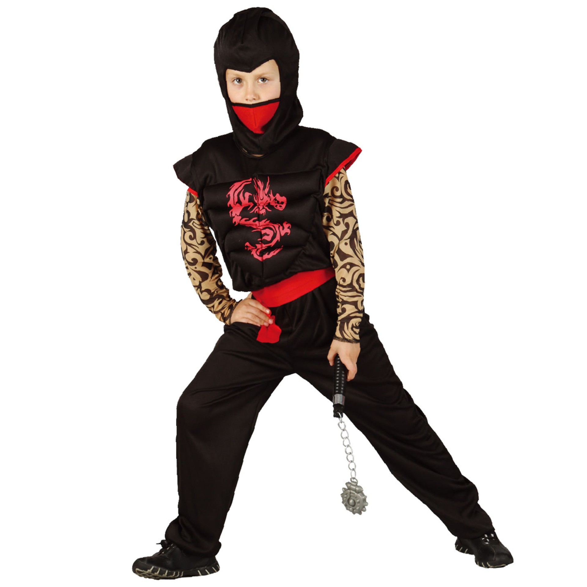 Fato Ninja Dragão Tatuado