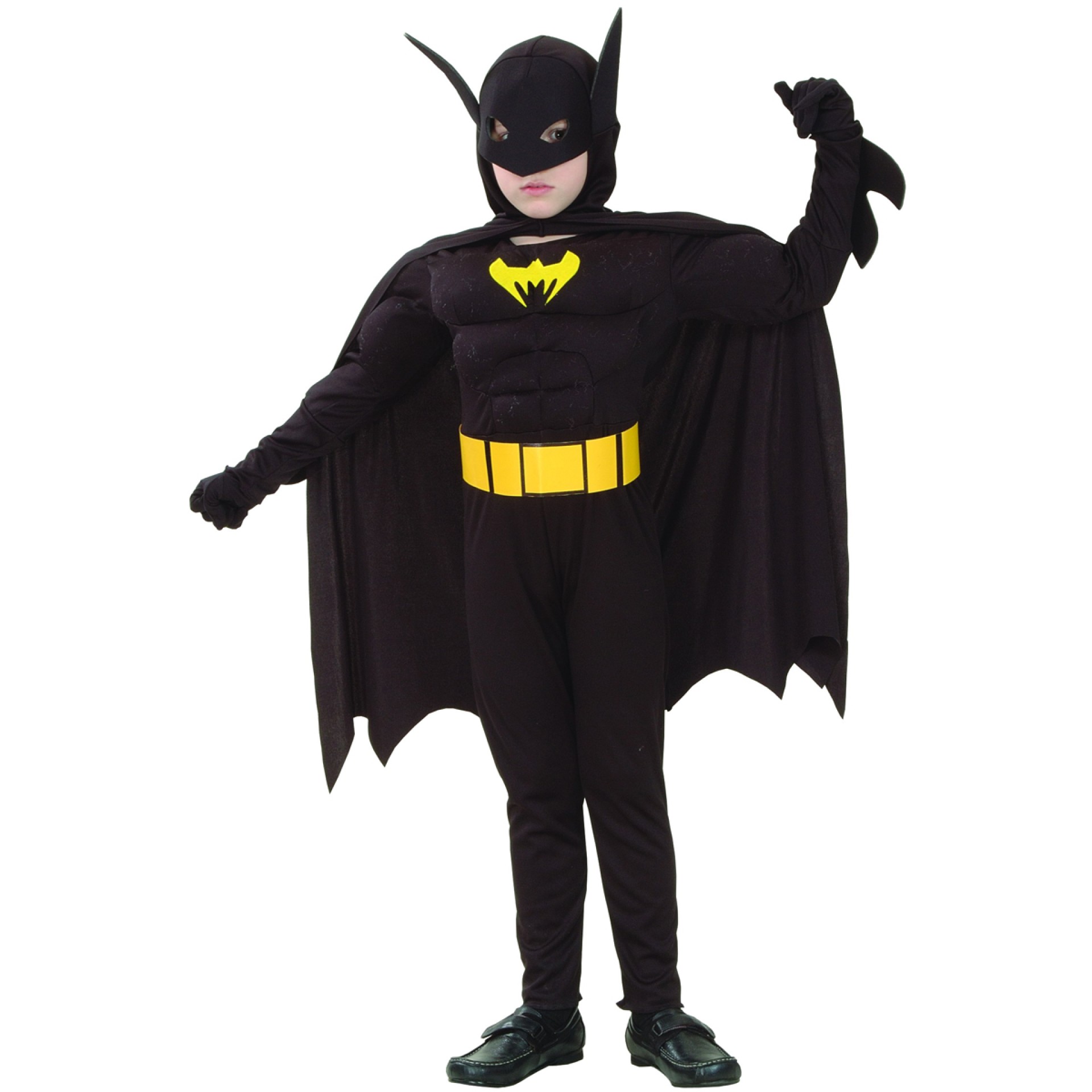 Fato Bat Kid Musculoso Infantil