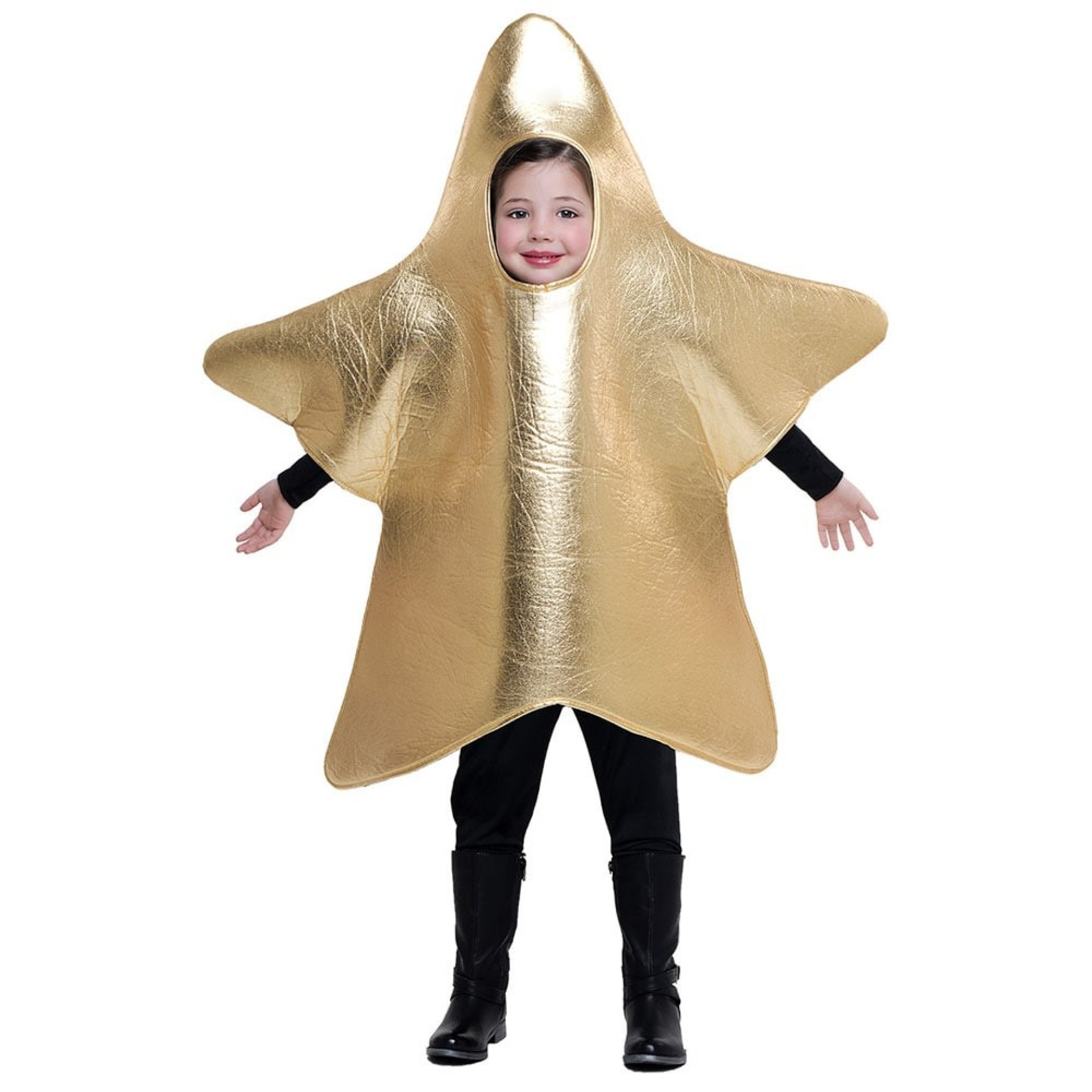 Fato Estrela Dourada Infantil