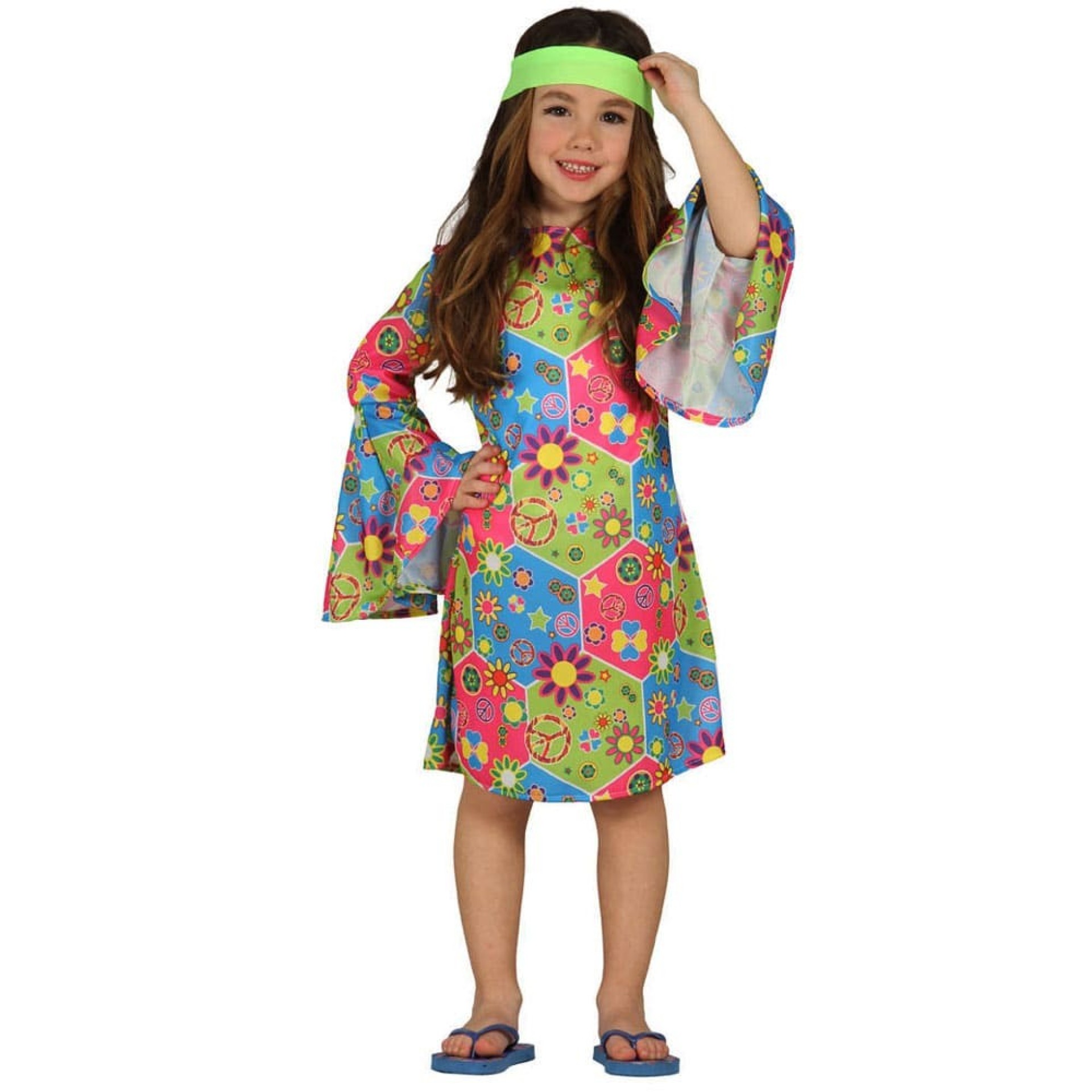 Fato Hippie Flores Infantil