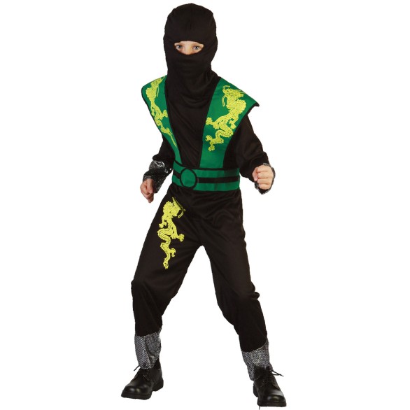Fato Ninja Verde Menino