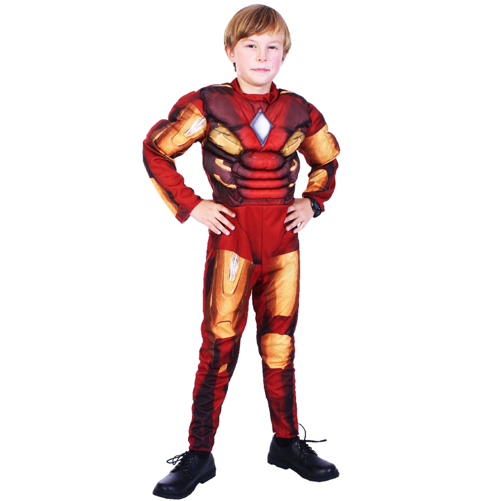 Fato Herói de Ferro Musculado