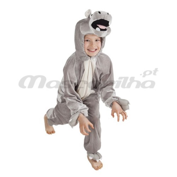 Fato de Hipopótamo Divertido