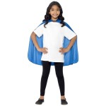 Capa Azul Super Heroi