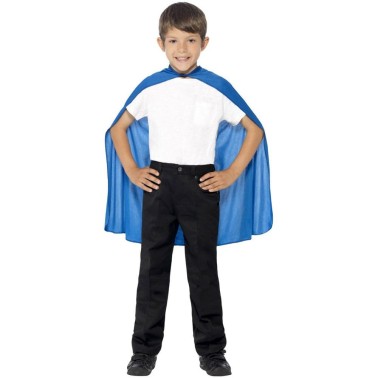 Capa Azul Super Heroi