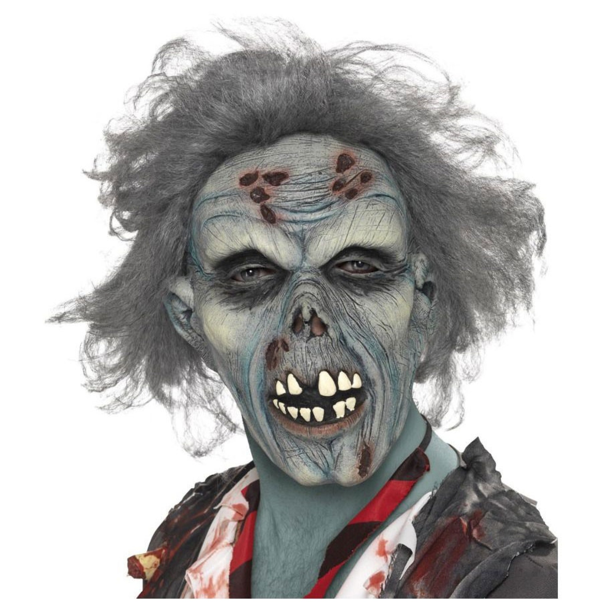 Máscara Zombie com Cabelo