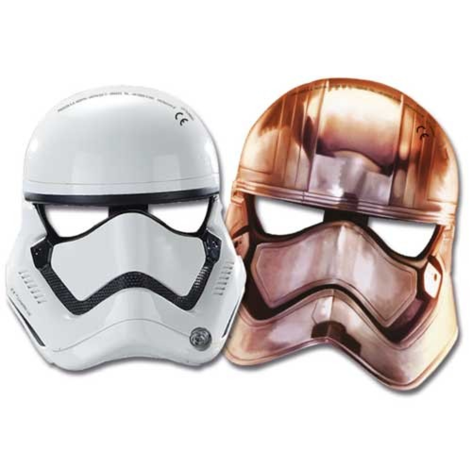 Máscaras STAR WARS Papel 6Unid