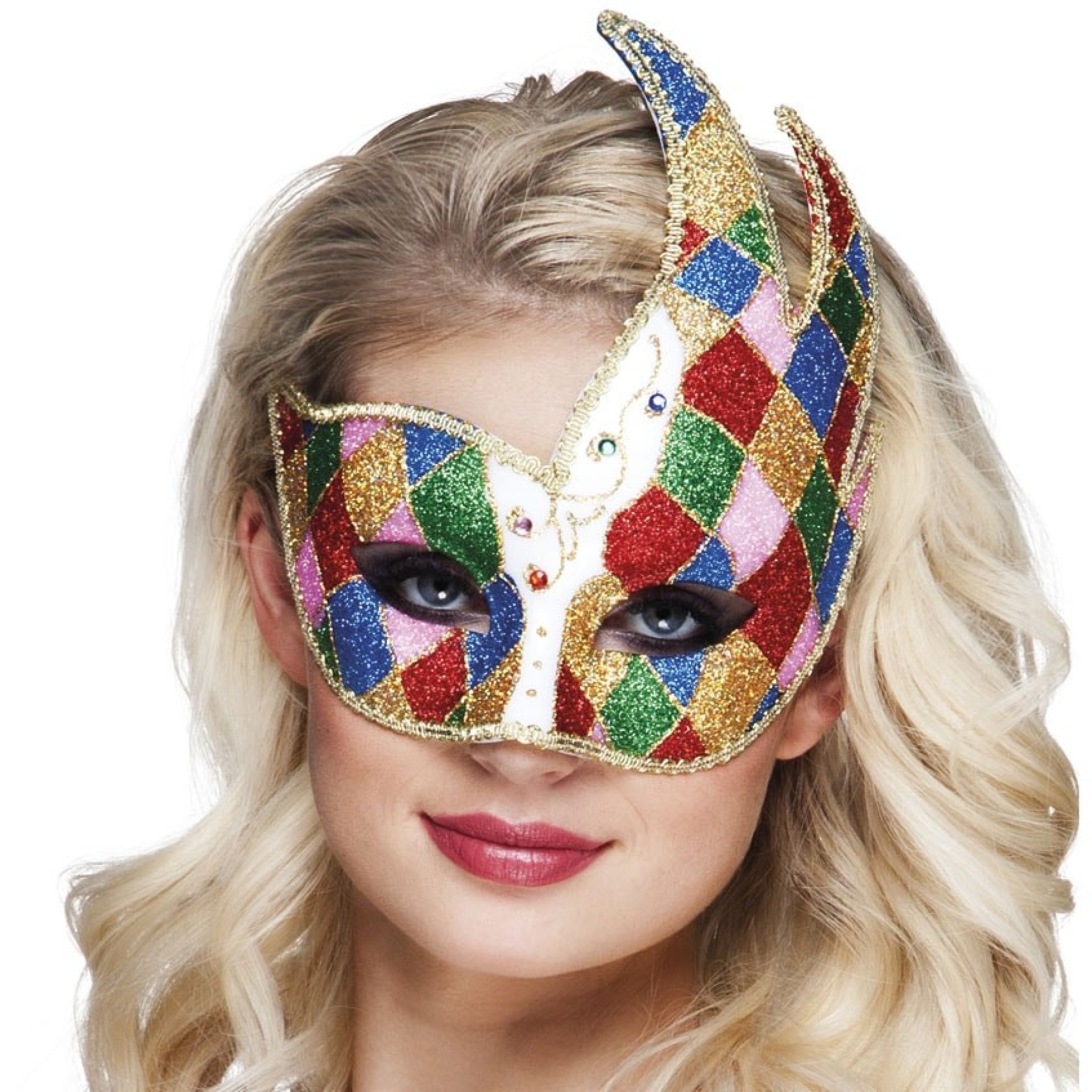 Máscara Veneziana Arlequim