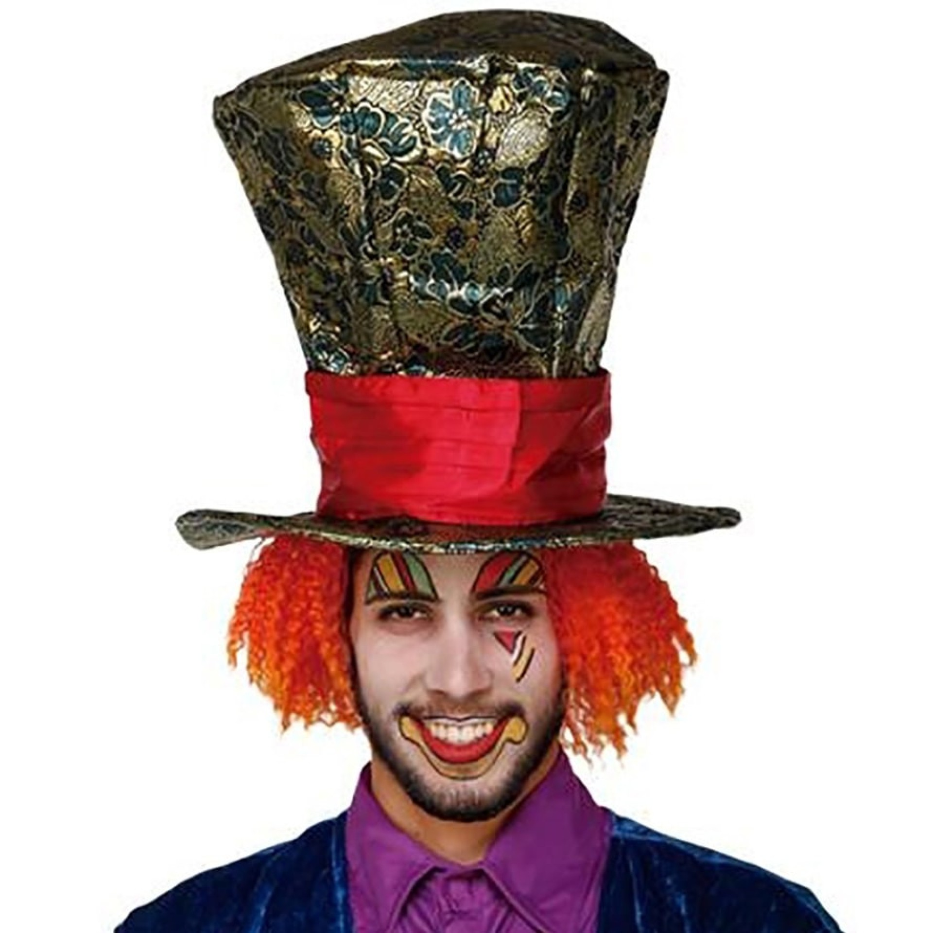 Chapéu Chapeleiro Louco com peruca