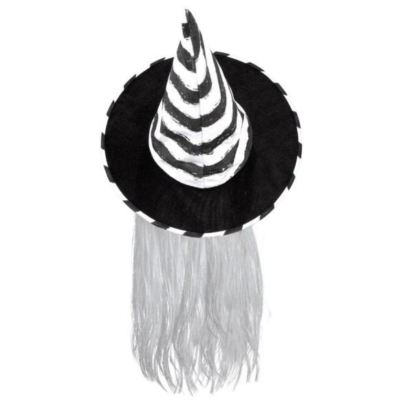 Chapéu Bruxa com Cabelo