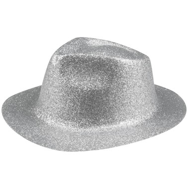 Chapéu Glitter Prateado Chapéu Glitter Prateado