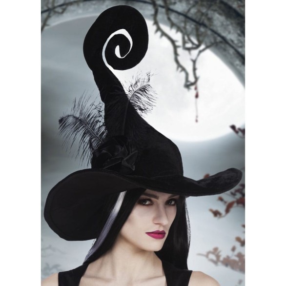 Chapéu de Bruxa Elegante