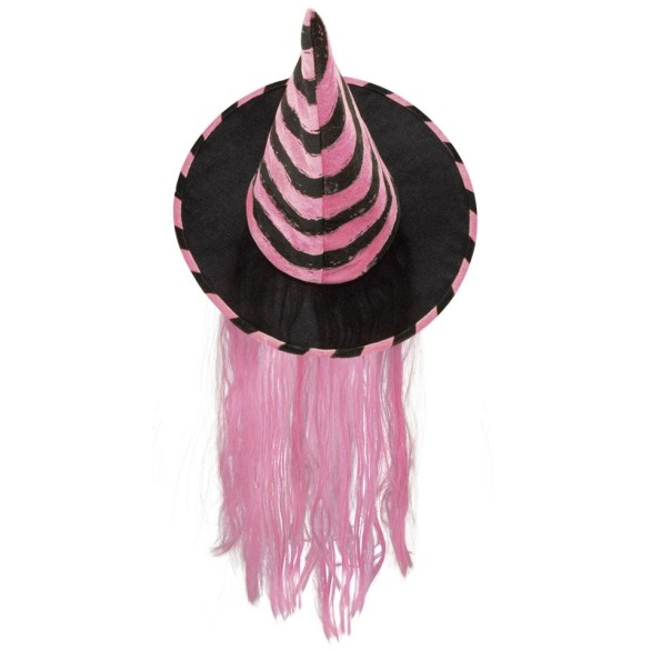 Chapéu Bruxa com Cabelo