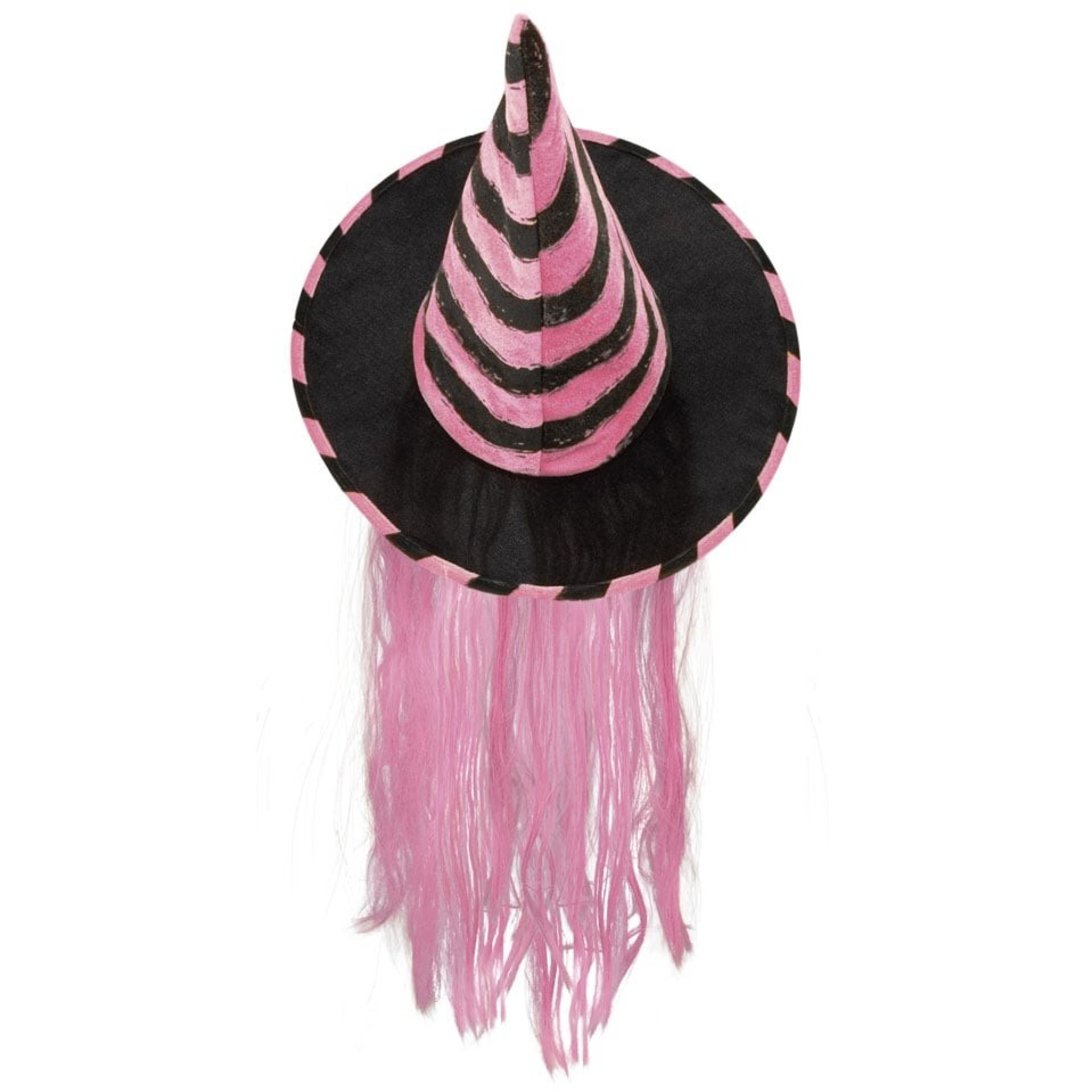 Chapéu Bruxa com Cabelo