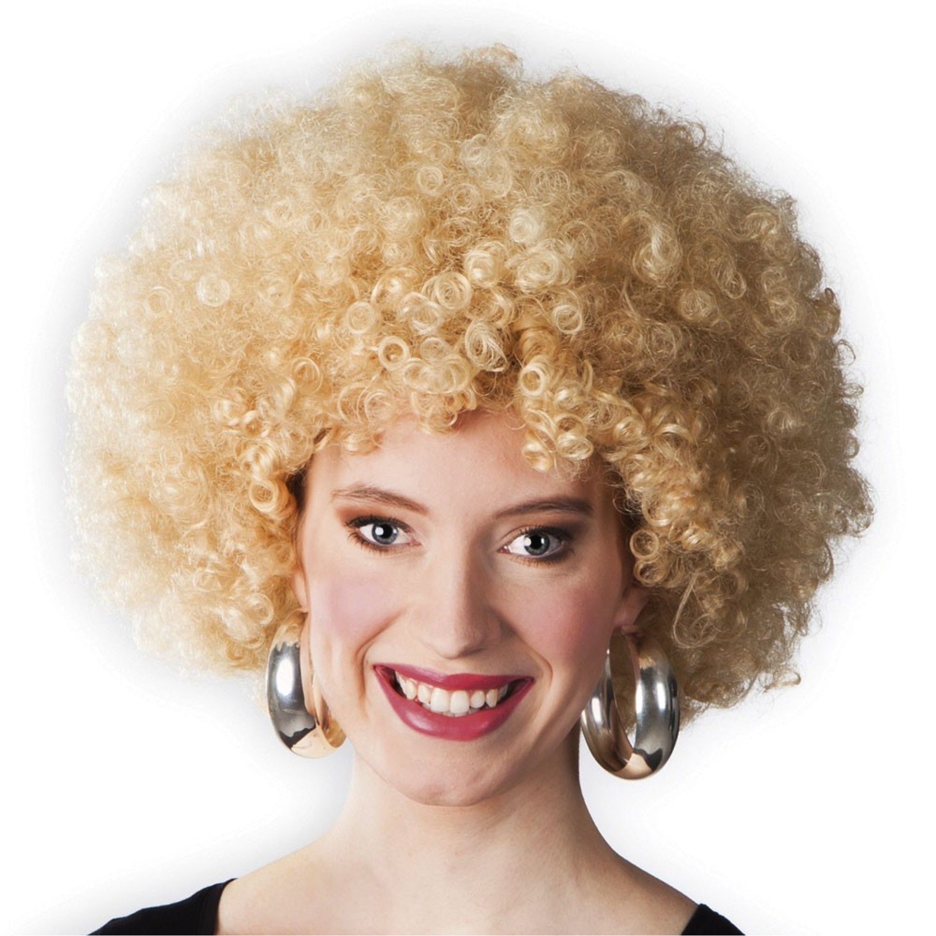 Peruca Afro Loira