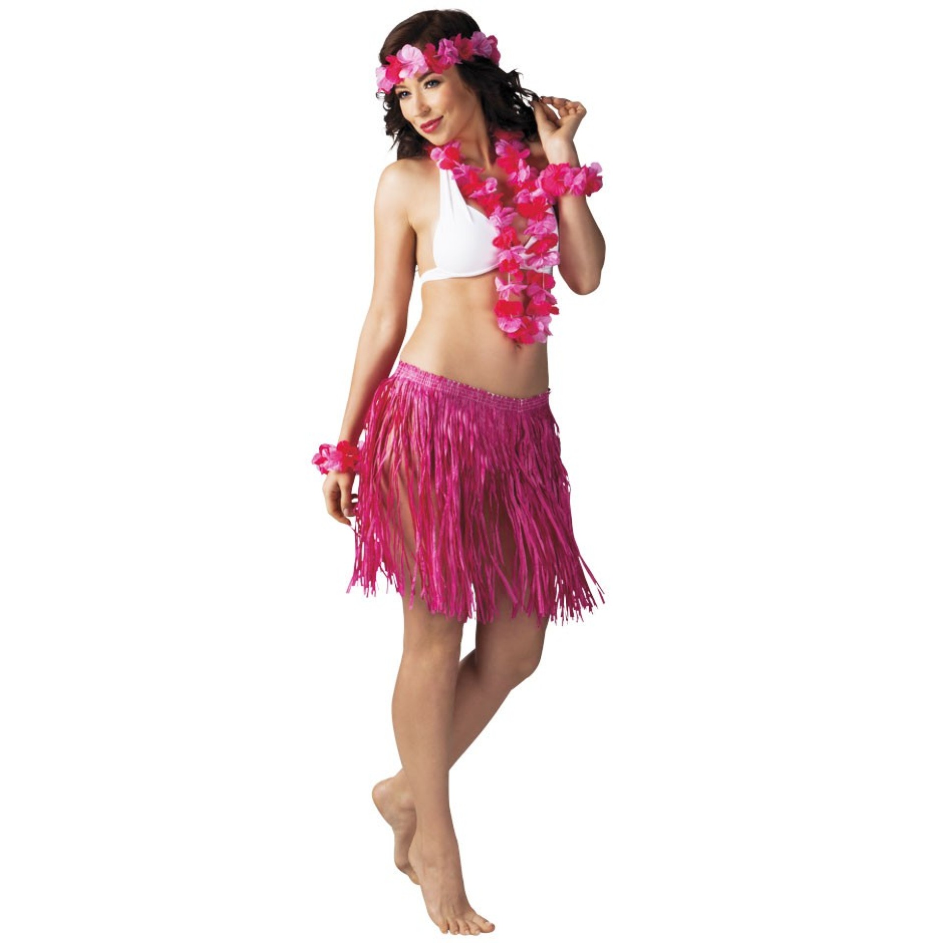 SET Havaiano com Saia em Rafia