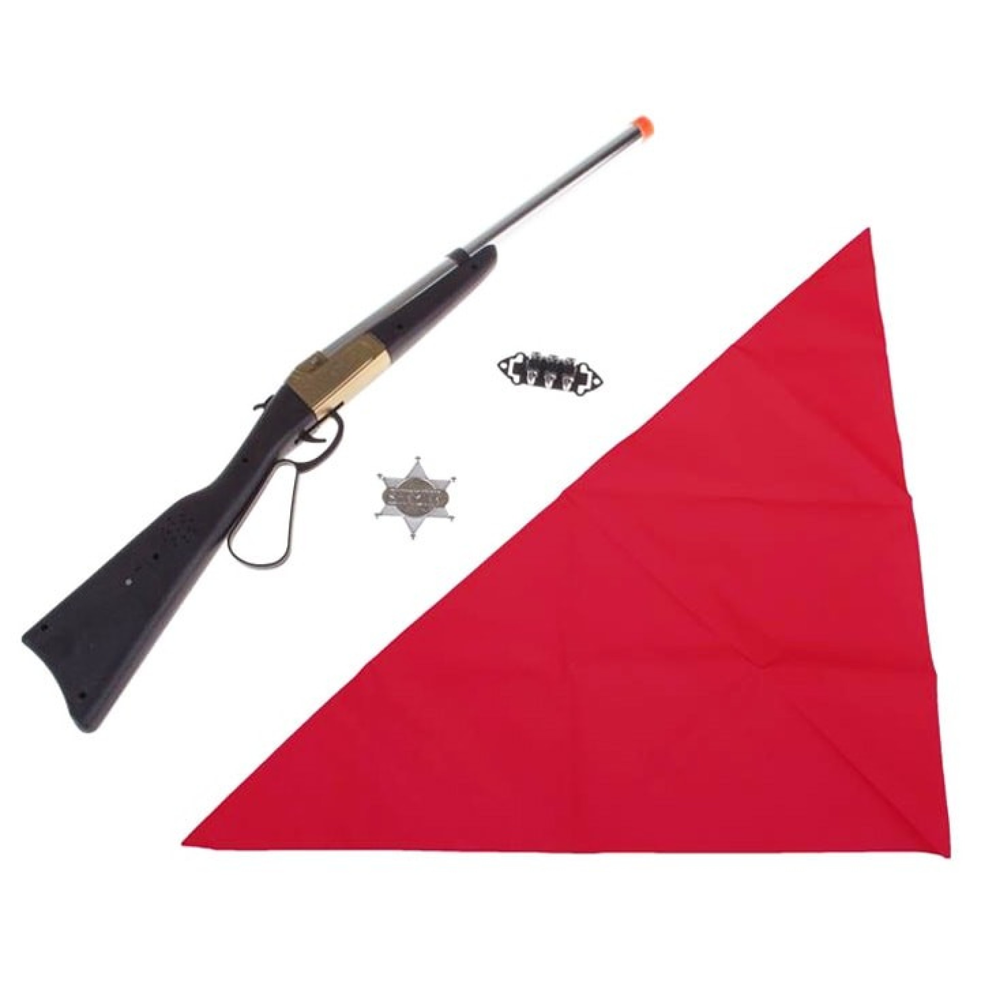 Espingarda de Cowboy com lenço