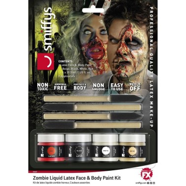 Kit Efeito Especial Zombie Liquid Latex