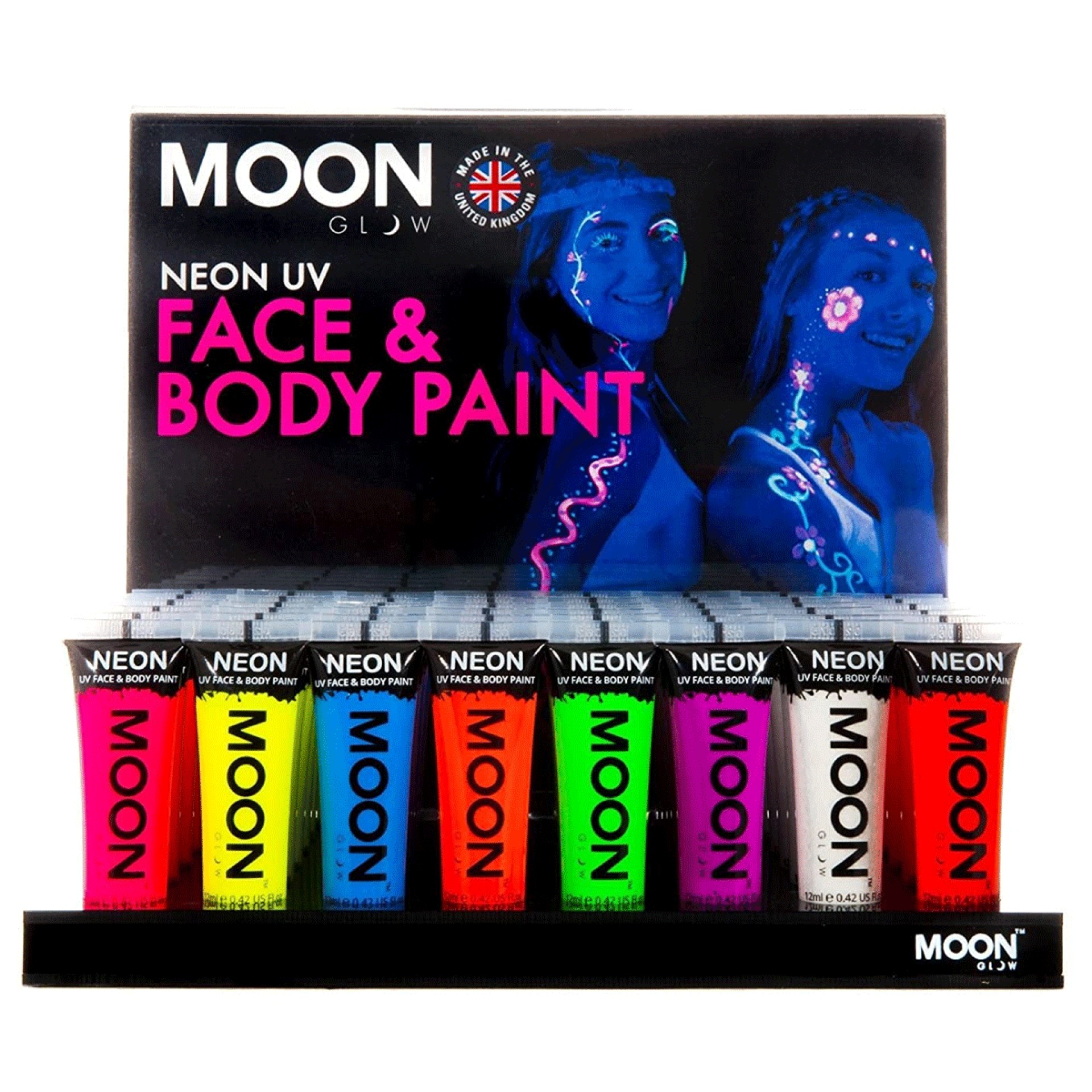 Tinta Face e Body Painting NEON UV 12ml