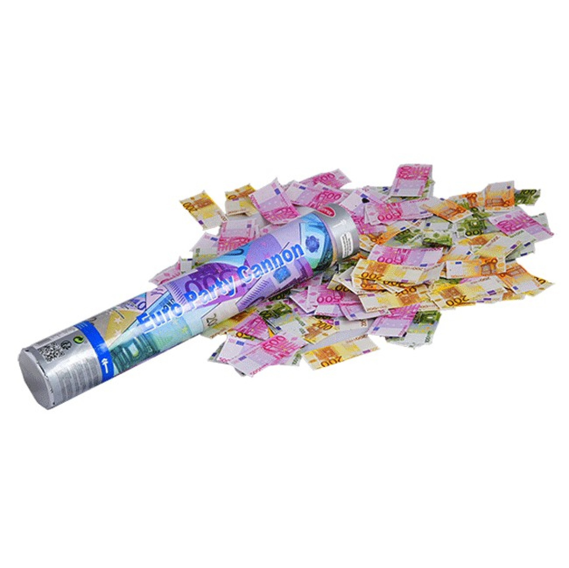 Lança Confetis dispara Dinheiro