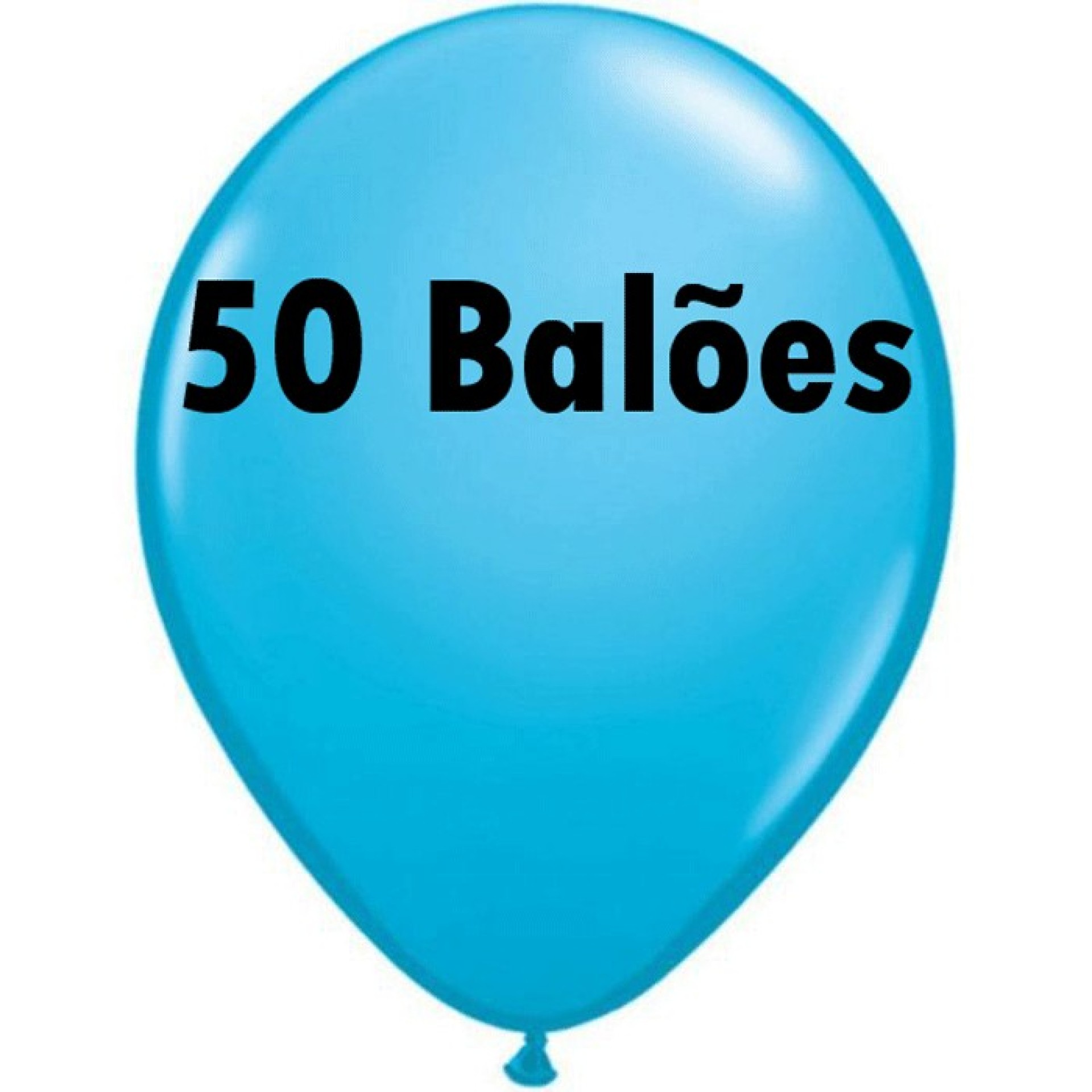 Balão Biodegradável Azul Céu PROF 50UN