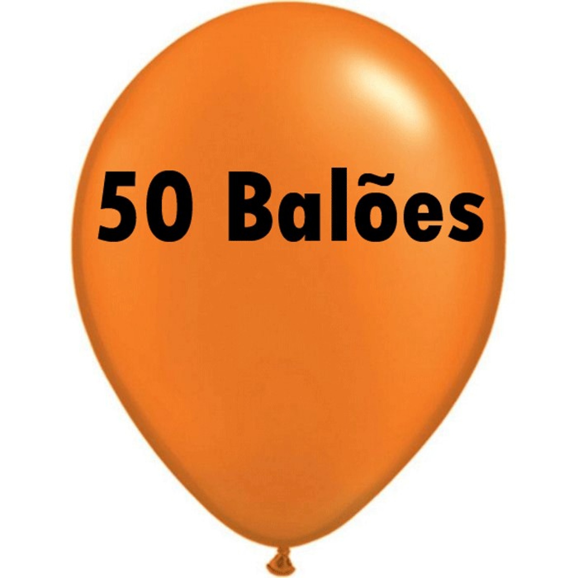 Balão Biodegradável Laranja PROF: 50UN