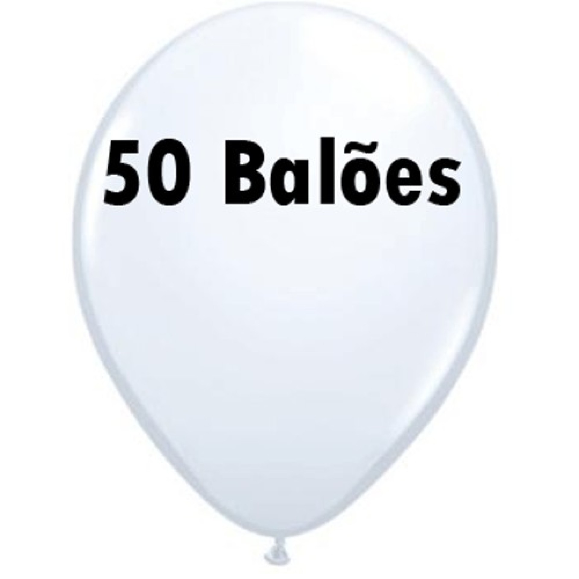 Balão Biodegradável Branco PROF 50UN