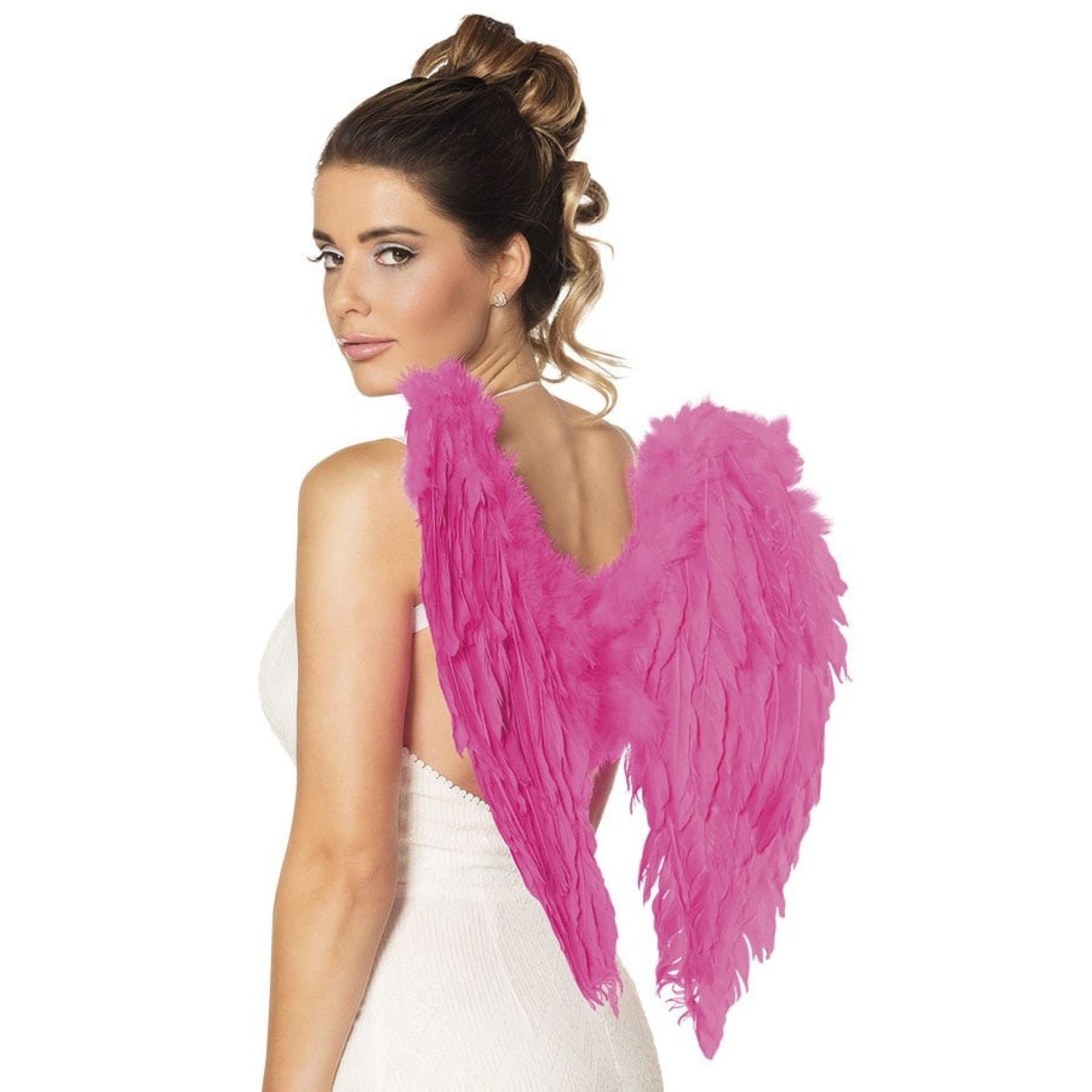 Asas em Penas Rosa 50 x 50cm