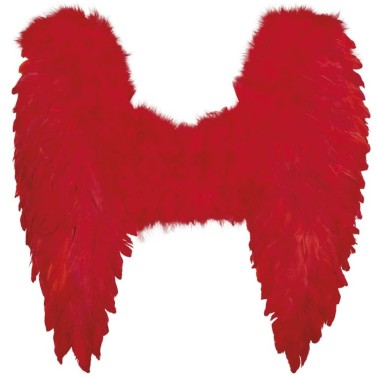 Asas Penas Vermelhas 50 x 50cm Asas Penas Vermelhas 50 x 50cm