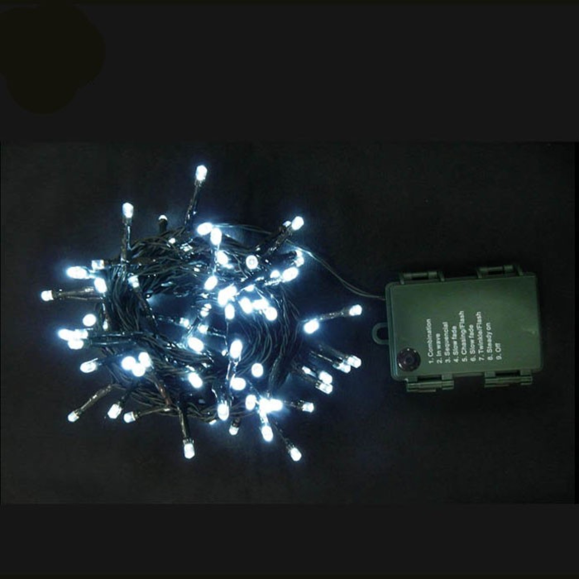 48 Luzes Led Branco a Pilhas EXTERIOR